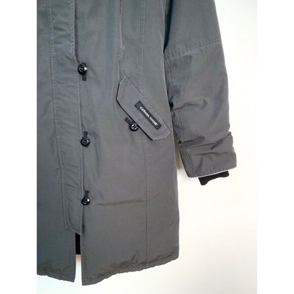 Canada Goose Womens Arctic Program Graphite Hooded Down Coat XL Long Sleeve Wint - Picture 4 of 7